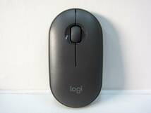 12E480SZ◎logicool ロジクール　ワイヤレスマウス　無線　グラファイト　M350　Bluetooth　静音　ブラック/黒◎中古【送料無料】_画像1