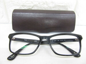 12D094EZ◎Ray-Ban レイバン RB5279F 2000 眼鏡 黒縁 フルリム メガネフレーム◎中古