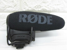 12D184SZ◎RODE ロード VideoMic Pro+ ビデオマイク ビデオカメラ用コンデンサーマイク 通電確認済み◎中古_画像2