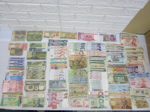 12D281◎外国紙幣 旧紙幣 香港ドル/シンガポール/マレーシア/ベトナム/中国/フィリピン/カンボジア等 海外紙幣コレクション まとめて◎中古
