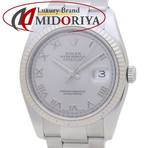 ROLEX ロレックス デイトジャスト 116234【オーバーホール済/磨き済】K18WGxステンレススチール メンズ /39302【中古】【腕時計】