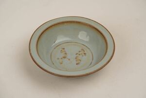 中国 古美術 龍泉窯 青磁 双魚 茶碗 平茶碗 青磁 宋代
