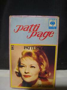 C8446 Кассет лента Patty Page Patti Page New Gold CBS KJPL-0088