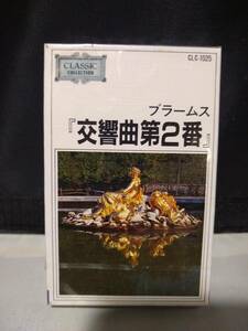 C8535 cassette tape bla-ms symphony no. 2 number ni length style OP.73 real . recording version London broadcast reverberation comfort . unopened 