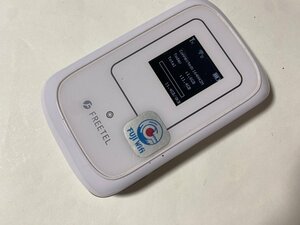 ID108 SIMフリー FREETEL Wi-Fi ARIA2 ホワイト ジャンク