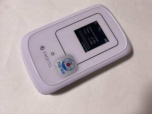 ID087 SIMフリー FREETEL Wi-Fi ARIA2 ホワイト ジャンク