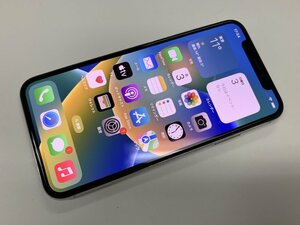 DY789 SIMフリー iPhoneX シルバー 64GB ジャンク ロックOFF