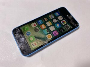 ID321 SoftBank iPhone5c 32GB ブルー ジャンク ロックOFF