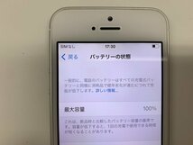 DZ730 SIMフリー iPhoneSE 第1世代 シルバー 64GB_画像4
