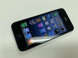 DX890 au iPhone5 ブラック 32GB 判定○ ジャンク ロックOFF