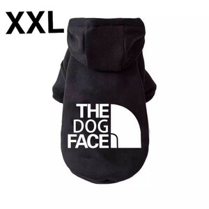  новый товар не использовался The dogface собака лицо собака одежда pa- ковровое покрытие для европейская одежда собака одежда чёрный XXL размер!