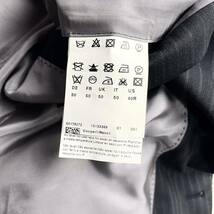 1円〜【Super120】HUGO BOSS ヒューゴボス ストライプ セットアップ スーツ テーラードジャケット 50 XL メンズ_画像6