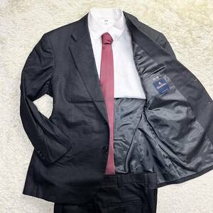 【希少XL】 Brooks Brothers ブルックスブラザーズ 最高級 ウール 光沢 メンズ スーツ セットアップ 現行モデル チェック 美品