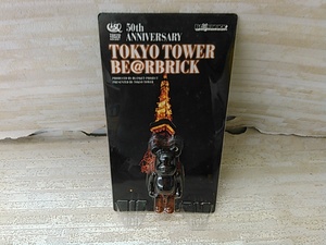 Hd8007-101☆未使用 東京タワー 開業50周年記念限定 BE@RBRICK 100% ベアブリック ネコポス