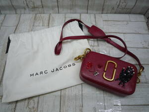 Ua8357-182![80]MARC JACOBS Mark Jacobs зажим Schott сумка на плечо красный твердый M0010605