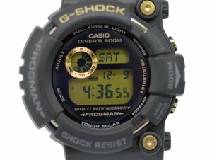 [未使用品(極美品)] 稼働品【CASIO】カシオ G-SHOCK GW-225A-1JF 25周年記念モデル FROGMAN レア 未使用品 専用箱 保証書付