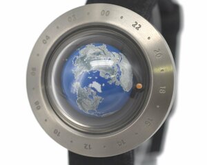 [激レアモデル]【SEIKO】セイコー Think The Earth 地球時計 Wn-1 アースウォッチ クォーツ 純正ベルト 純正ベルト 箱 保証書付 中古品