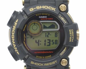 レア [美品] 稼働品【CASIO】G-SHOCK FROGMAN フロッグマン GWF-D1035B-1JR 35周年記念限定モデル ゴールド トルネード 動作OK 箱保証書付