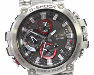 [極美品] 稼働品【CASIO】カシオ G-SHOCK MT-G MTG-B1000D-1AJF TRIPLE G RESIST マルチバンド6 電波 タフソーラー Bluetooth 箱保付