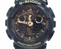 [未使用品] 稼働品 【CASIO】カシオ G-SHOCK GA-100CF-1AJF カモフラージュダイアルシリーズ 動作OK 未使用品 箱 取扱説明書_画像2