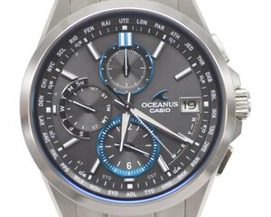 [美品] 稼働品【CASIO】カシオ オシアナス OCW-T2600-1AJF 電波ソーラー スマートアクセス 動作OK 中古美品 定価11万 箱 保証書付