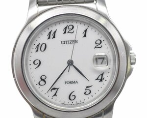 [中古品] 稼働品【CITIZEN】シチズン FORMA A119-H07430 メンズ ウォッチ クォーツ 純正ブレス 中古品