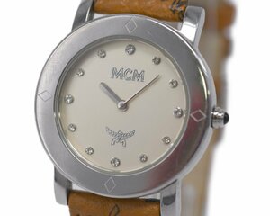 【MCM】 腕時計 12ポイント 34ｍｍ クォーツ 中古品