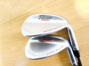 ■Titleist タイトリスト ウェッジ 2本セット VOKEY DESIGN ボーケイ BV FORGED 56.58 スチールシャフト 現状品＠120(11)