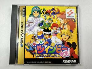 ♪【中古】SEGA SATURN ソフト 出たな ツインビー ヤッホー デラックスパック セガサターン 動作未確認 ＠送料370円(12)