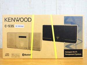 未開封！ JVC KENWOOD ケンウッド C-535-W iPod/iPhone/USB/Bluetooth コンパクトHi-Fiシステム オーディオ機器 ＠120(12)