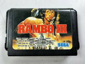 ♪【中古】SEGA MEGA DRIVE ソフト ランボー 3 セガ メガドライブ Rambo III 動作未確認 ＠送料370円(12)