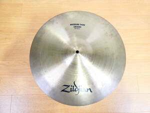 【USED!Zildjian MEDIUM THIN CRASH シンバル 18''/45cm★ジルジャン/ドラム/打楽器 ※現状品＠120（12）】