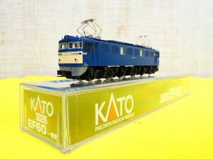 KATO カトー 3026 EF60 一般色 電気機関車 Nゲージ 鉄道模型 ※動作未確認＠送料520円(11-2)