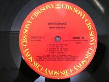 S) ●(E-33) WHITESNAKE ホワイトスネイク 「 サーペンス・アルバス (白蛇の紋章) 」 LPレコード 帯/シュリンク付き 28AP 3310 @80_画像8