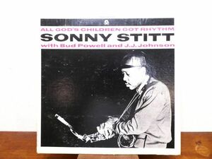 S) ●(J-40) Sonny Stitt With Bud Powell And J. J. Johnson 「 All God's Children Got Rhythm 」 LPレコード US盤 PR 7248 @80