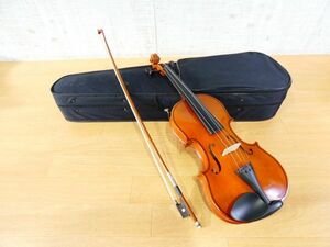 【USED!J.S.Violin バイオリン JV-200★サイズ：表記無し/弦楽器/全長：約60ｃｍ/ケース・弓付き ※現状品＠140（12）③】