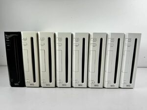 ♪【中古】Nintendo Wii 本体 8台 まとめ 任天堂 ニンテンドー ゲーム機 動作未確認 ＠100(12)