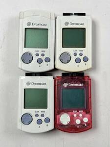 ♪【中古】SEGA Dreamcast ビジュアルメモリ HKT-7000 4個 まとめ セガ ドリームキャスト 動作未確認 ジャンク ＠送料520円(12)