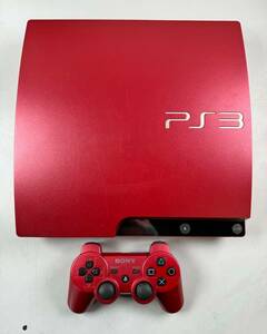 ♪【中古】PlayStation 3 本体 CECH-3000B PlayStation3 プレステ3 PS3 スカーレット・レッド 動作未確認 @80(12)