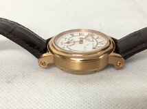 【D-1540】GENEVE YACHT CLUB ジュネーブ ヨットクラブ 自動巻き 腕時計 裏スケ ケース付き 現状品【千円市場】_画像3