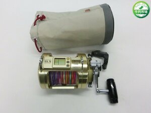 【Y-8981】1円 SHIMANO シマノ TIAGRA ティアグラ 50W L.R.S DIGITANA SLS For P-5 セット 釣り具 リール 収納袋付 現状品【千円市場】