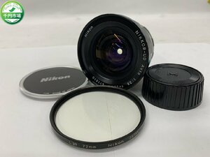 【Y-8957】Nikon ニコン NIKKOR-UD Auto 1:3.5 f=20mm 72N レンズキャップ付 一眼カメラ用 レンズ カメラアクセサリ 現状品【千円市場】