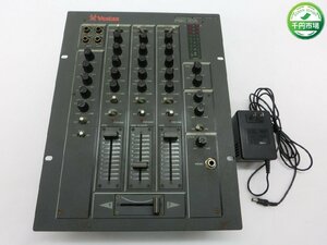 【H3-0460】Vestax 3ch/8系統 4Mic入力 多機能DJミキサー PMC 17A 通電OK 現状品【千円市場】