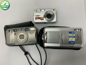 【O-5933】MINOLTA CAPIOS 115S Canon PowerShot S50 ペンタックス PENTAX OPTIO A40 3点セット まとめ ジャンク含【千円市場】