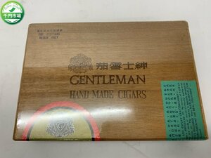 【YJ-0015】未開封 GENTLEMAN HAND MADE CIGARS 木箱入り２５本入り【千円市場】