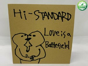 【WB-0254】美盤 HI-STANDARD LOVE IS A BATTLEFIELD アナログ レコード LP【千円市場】