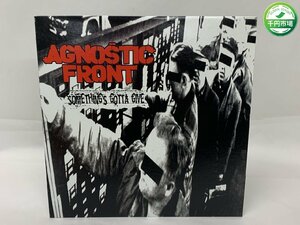 【WB-0257】Agnostic Front / Something's Gotta Give / LP / PUNK / Hardcore【千円市場】