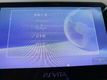 【O-5915】SONY ソニー PlayStation Vita 本体 PSVita 3G/Wi-Fiモデル PCH1100 クリスタル・ブラック 箱有 初期化済み 現状品【千円市場】_画像10