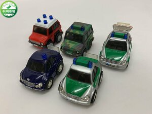 【Y-8996】チョロQ メルセデスベンツ パトカー 消防 特装車両 Eクラス Gクラス ワゴン Mercedes-Benz 5台 セット まとめ【千円市場】