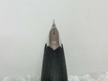 【O-5987】Montblanc モンブラン 万年筆 ペン先14K 585 アンティーク ヘアライン 木目 ブラック系 現状品【千円市場】_画像8